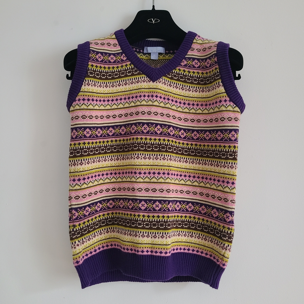 Lucy Sykes Girls Vest Size 12, 100% Cotton
